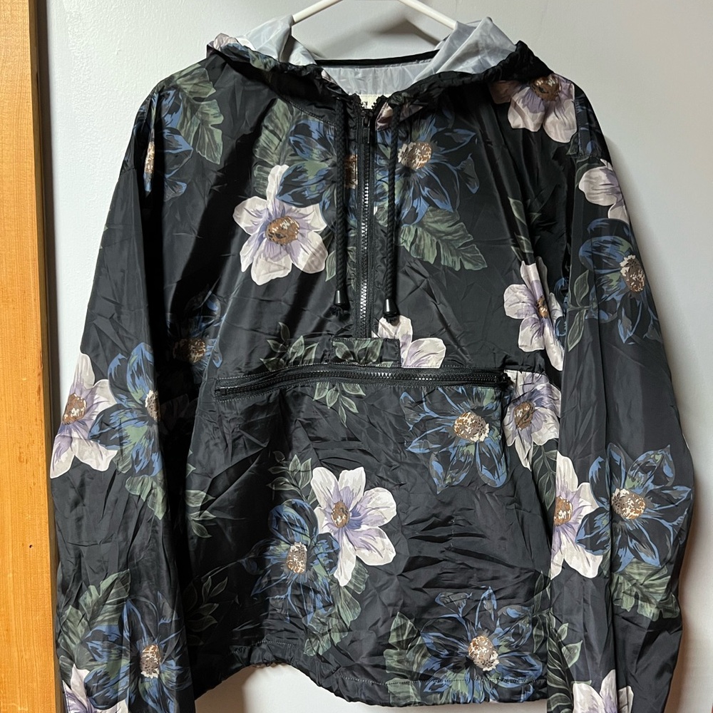 Thread & Supply Black Floral Print Jacket